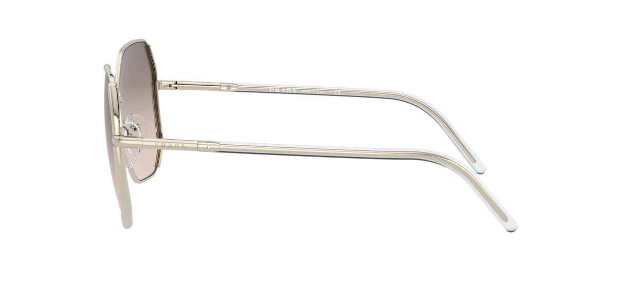 Prada PR 52WS Pale Gold ZVN4K0 side view