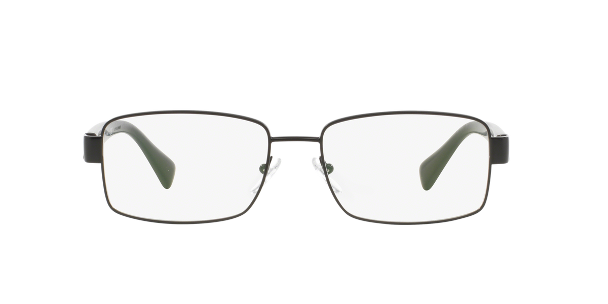 Prada PR 53RV Matte Black 1BO1O1 three-quarter view