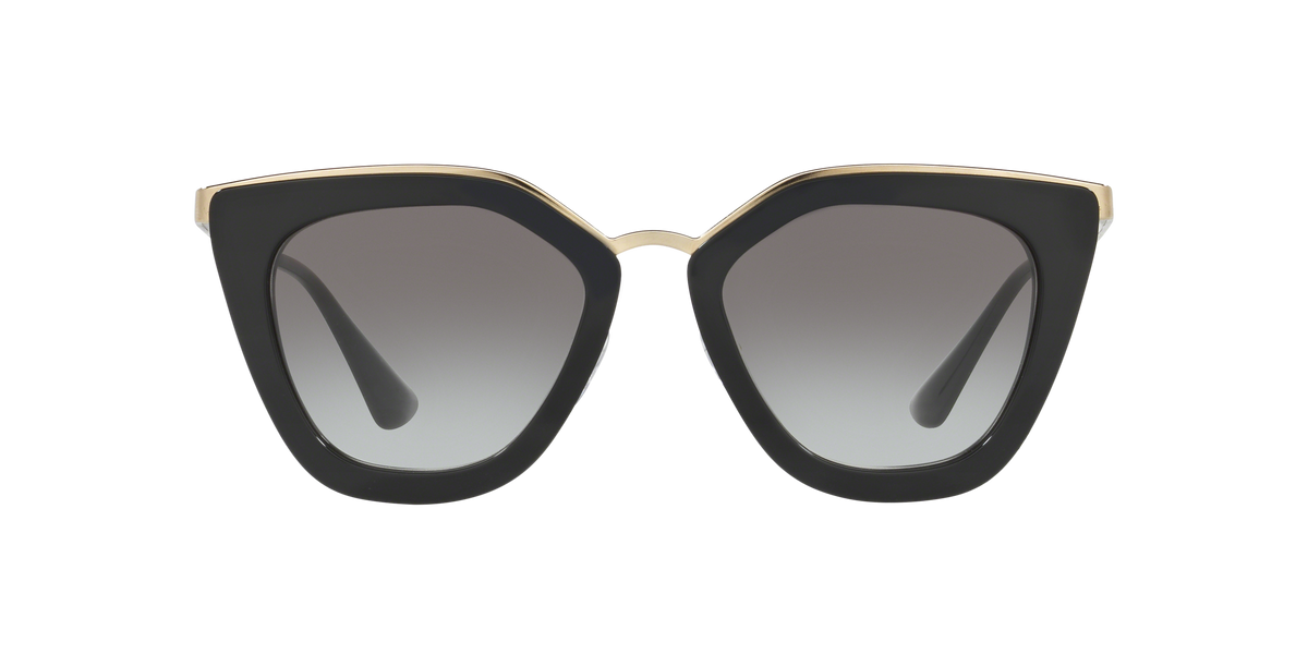 Prada PR 53SS Black 1AB0A7 three-quarter view