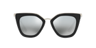 Prada PR 53SS Black 1AB6N2 three-quarter view