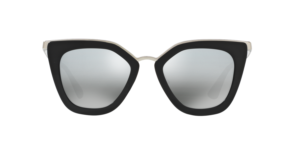 Prada PR 53SS Black 1AB6N2 three-quarter view