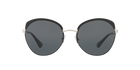 Prada PR 54SS Black 7AX5Z1 three-quarter view