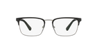 Prada PR 54TV Black 1BO1O1 three-quarter view