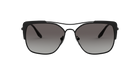 Prada PR 54VS Black/Matte Black 2640A7 three-quarter view