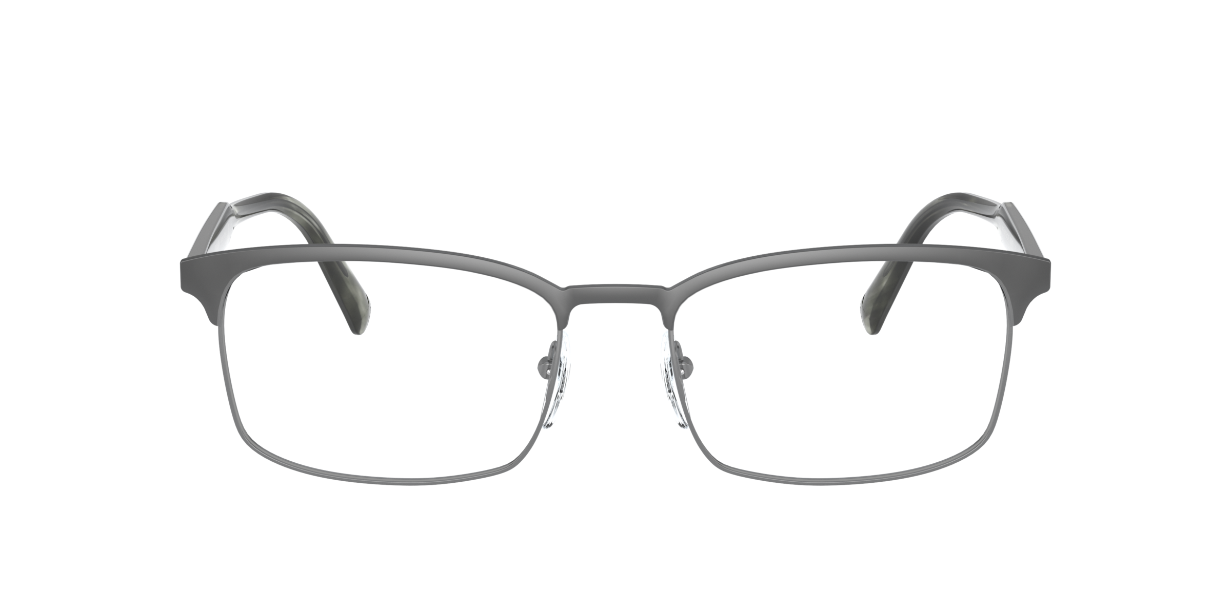 Prada PR 54WV Gunmetal 7CQ1O1 three-quarter view