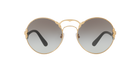 Prada PR 55TS Antique Gold 7OE0A7 three-quarter view