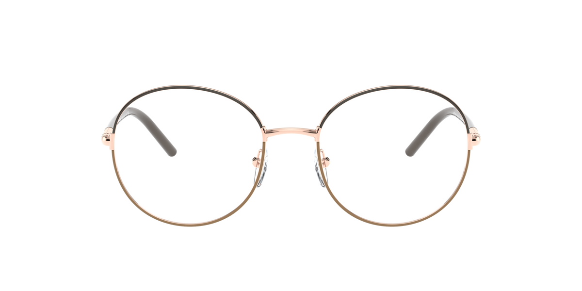 Prada PR 55WV Cocoa/Clay 02H1O1 three-quarter view