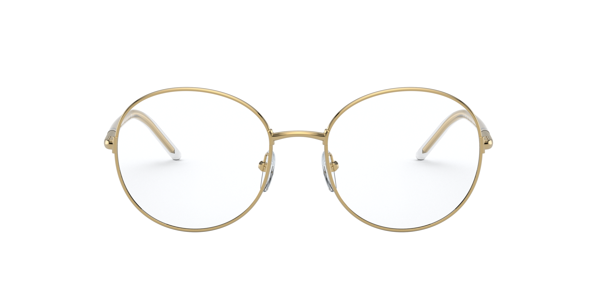 Prada PR 55WV Gold 5AK1O1 three-quarter view