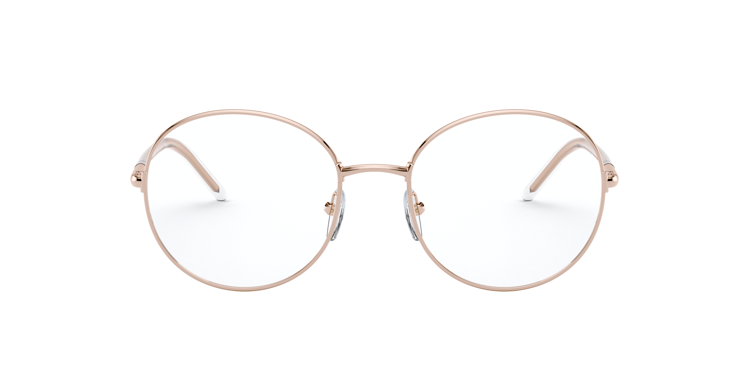 Prada PR 55WV Pink Gold SVF1O1 three-quarter view