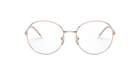 Prada PR 55WV Pink Gold SVF1O1 three-quarter view