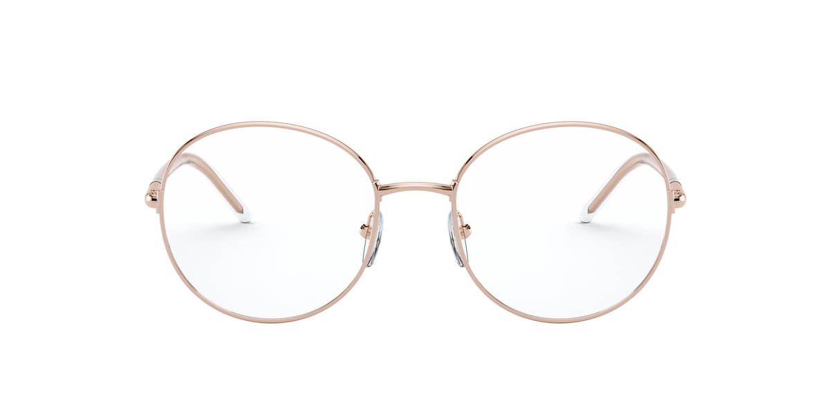 Prada PR 55WV Pink Gold SVF1O1 three-quarter view
