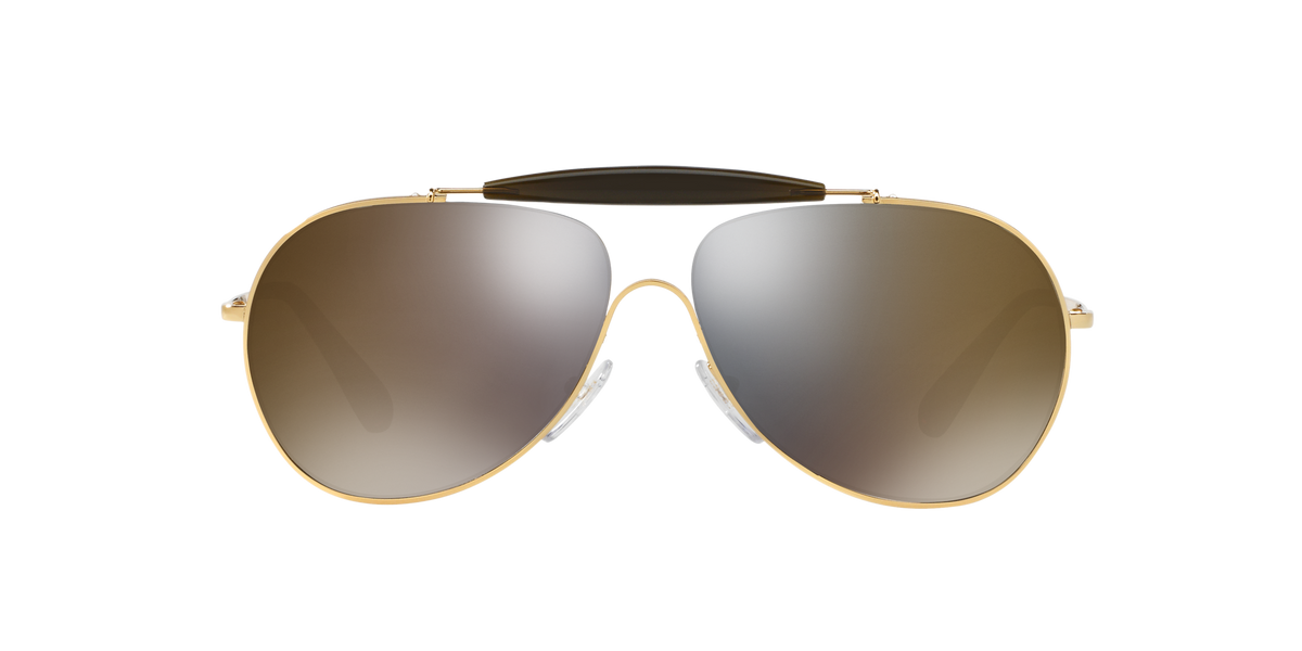 Prada PR 56SS Gold 5AK4L0 three-quarter view