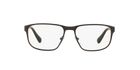 Prada PR 56SV Black 7AX1O1 three-quarter view