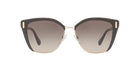 Prada PR 56TS Brown/Pale Gold DHO3D0 front view