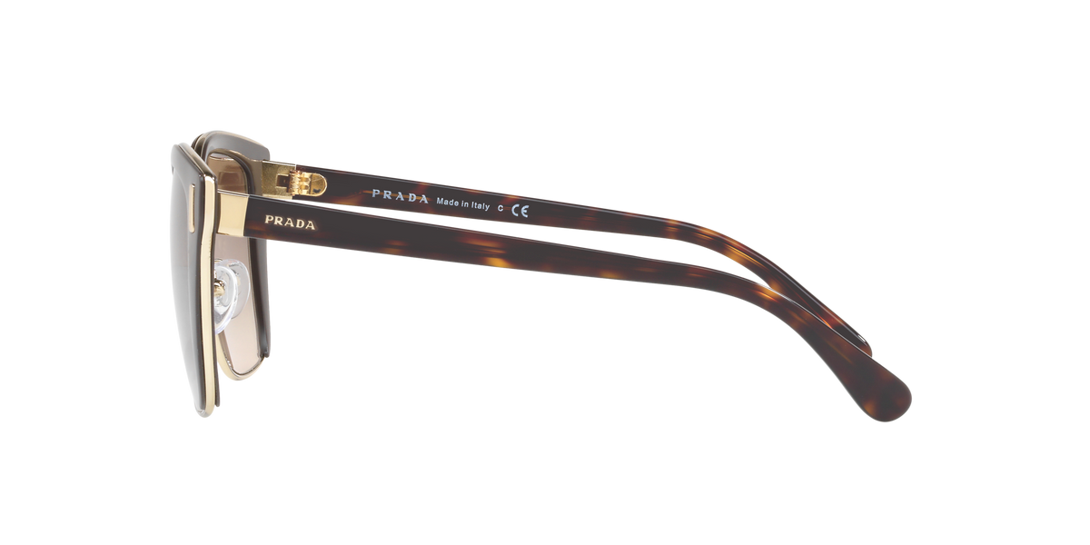 Prada PR 56TS Brown/Pale Gold DHO3D0 side view