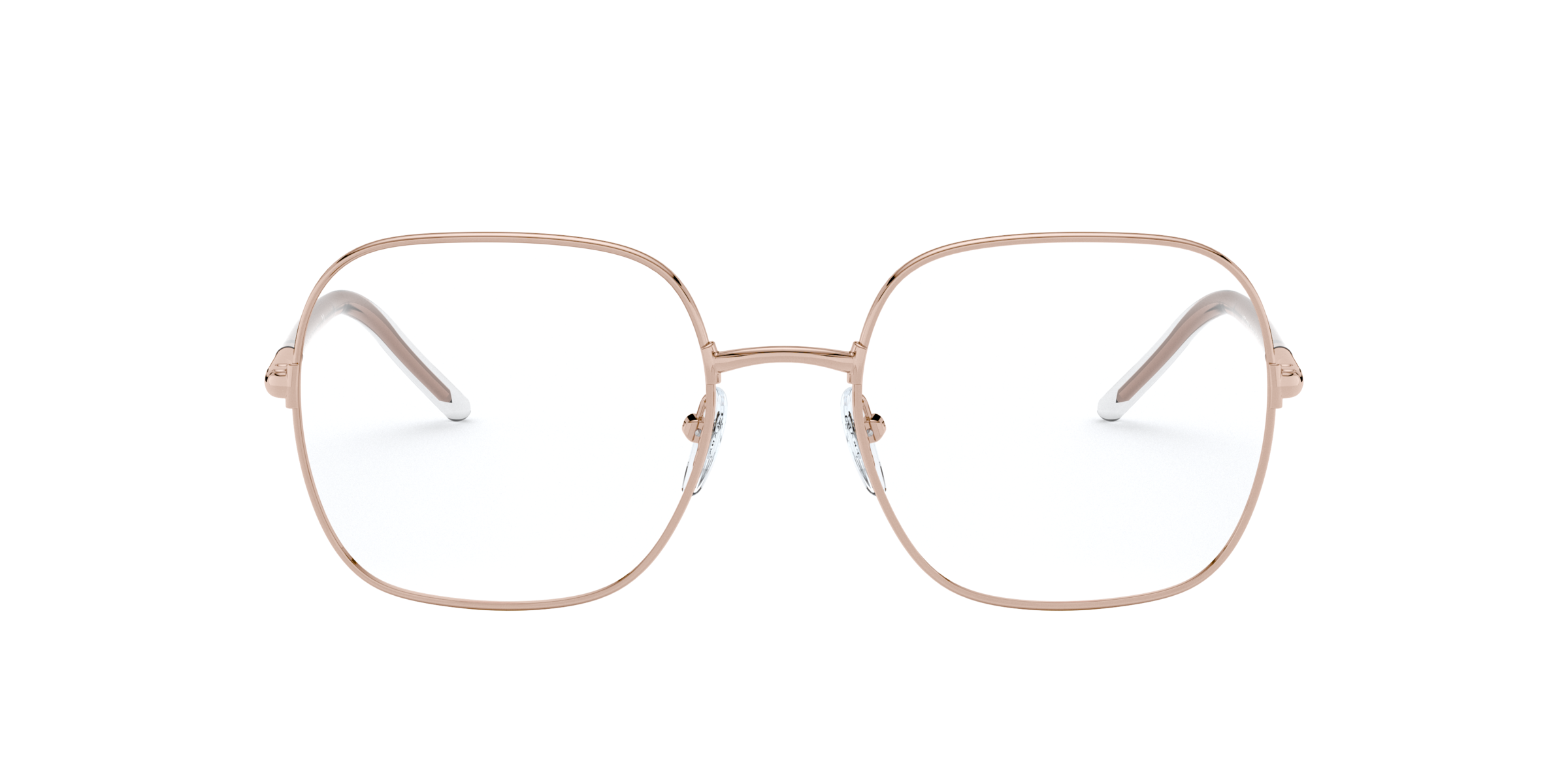 Prada PR 56WV Pink Gold SVF1O1 three-quarter view