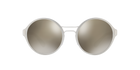 Prada PR 57TS Matte Silver/Silver 1AP1C0 three-quarter view