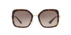 Prada PR 57US Havana 2AU3D0 three-quarter view