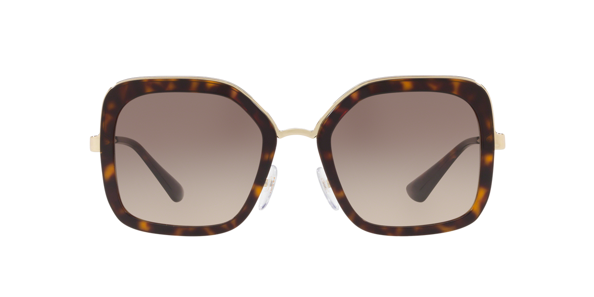 Prada PR 57US Havana 2AU3D0 three-quarter view