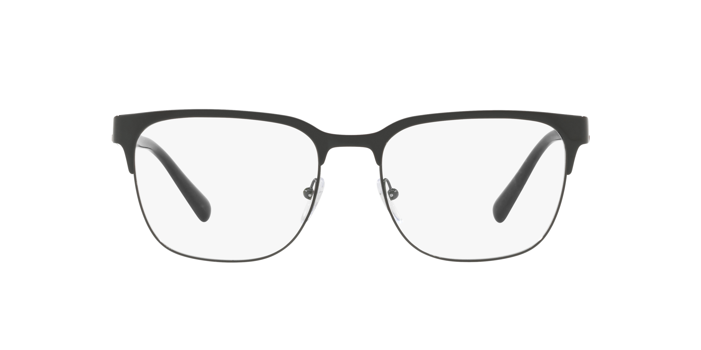 Prada PR 57UV Black 1AB1O1 three-quarter view