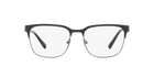 Prada PR 57UV Black 1AB1O1 three-quarter view