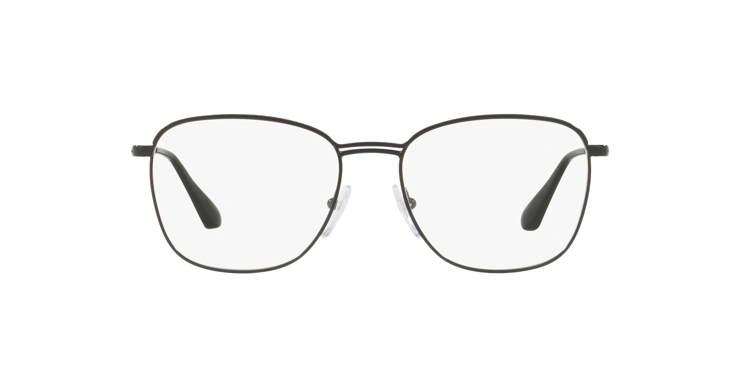 Prada PR 57VV Black 1AB1O1 three-quarter view