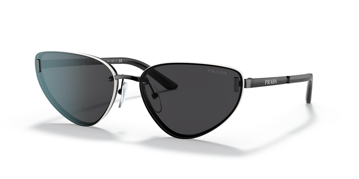 Prada PR 57WS Black 1AB05B three-quarter view