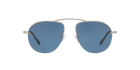 Prada PR 58OS Gunmetal 5AV1V1 three-quarter view