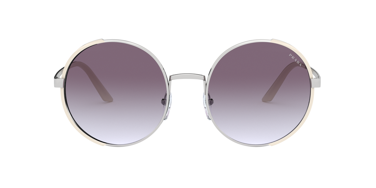 Prada PR 59XS Silver/Ivory 08B4W1 front view