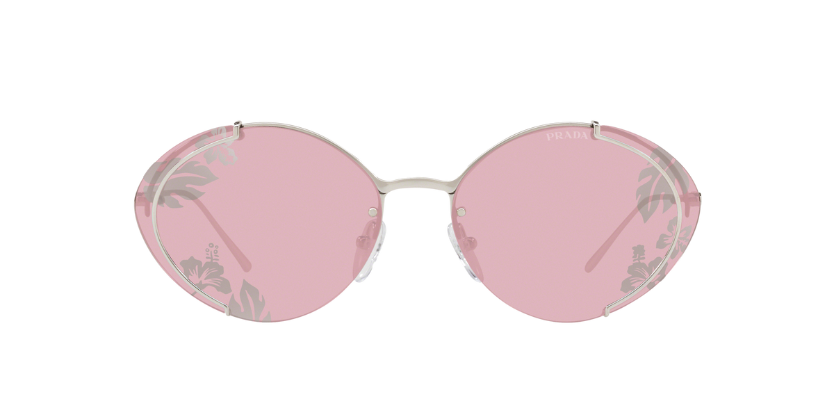 Prada PR 60US Silver 1BC239 three-quarter view