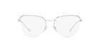 Prada PR 60UV Silver 1BC1O1 three-quarter view