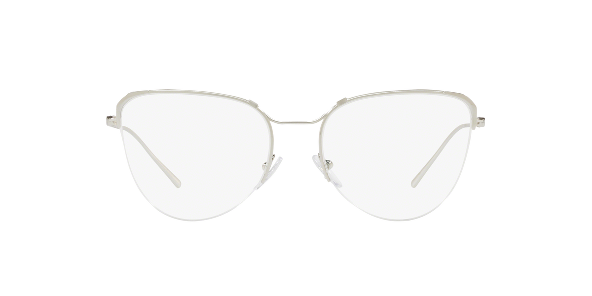 Prada PR 60UV Silver 1BC1O1 three-quarter view