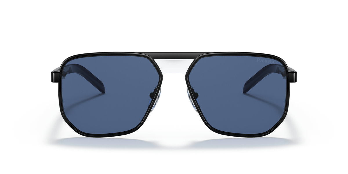 Prada PR 60WS Black/Blue 09S06A front view