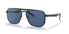 Prada PR 60WS Black/Blue 09S06A three-quarter view