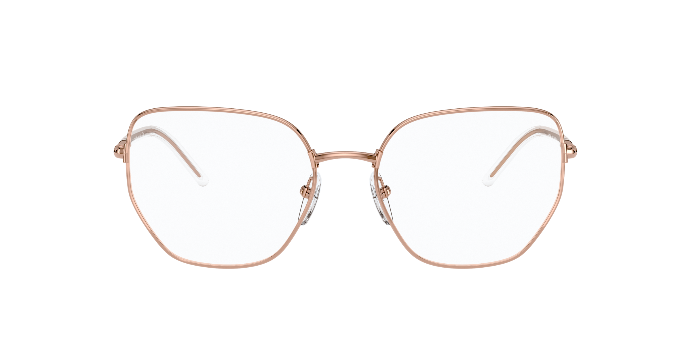 Prada PR 60WV Pink Gold SVF1O1 three-quarter view
