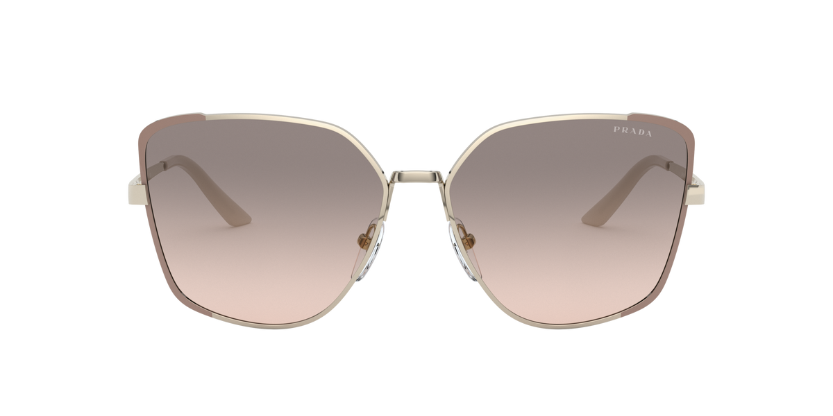 Prada PR 60XS Pale Gold/Matte Pink 07B4K0 front view
