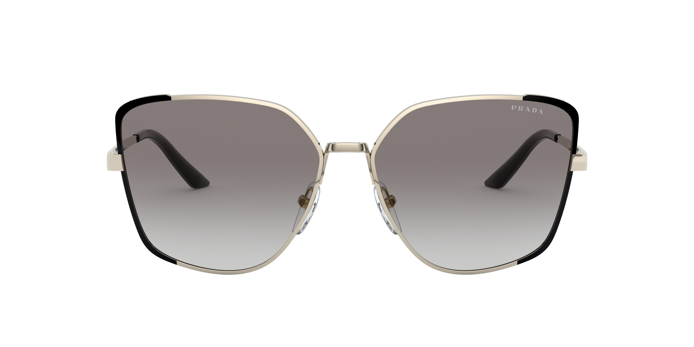 Prada PR 60XS Pale Gold/Black AAV0A7 front view