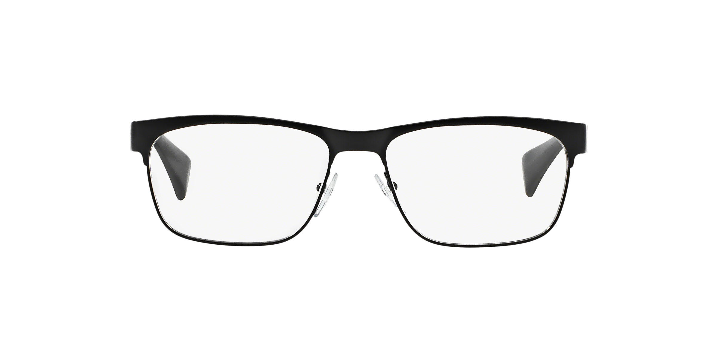 Prada PR 61PV Matte Black/Black FAD1O1 three-quarter view