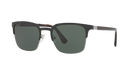 Prada PR 61SS Black/Gunmetal 1AB3O1 three-quarter view