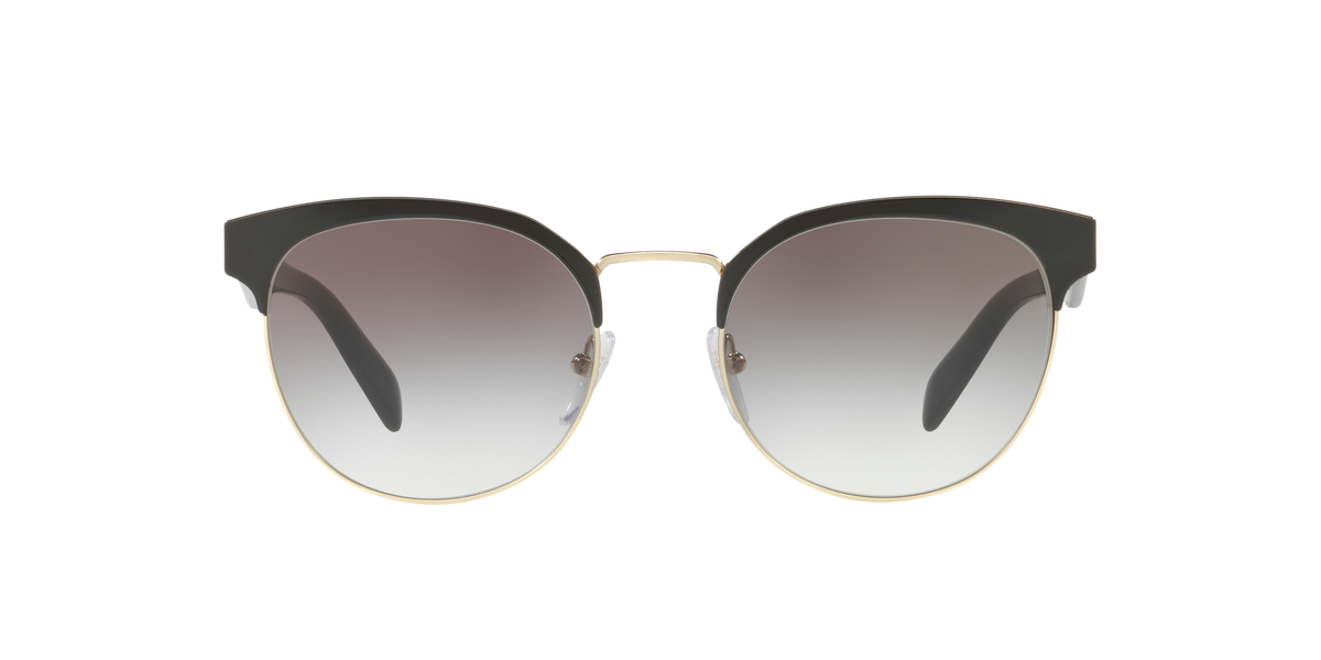 Prada PR 61TS Black/Pale Gold 1AB0A7 three-quarter view