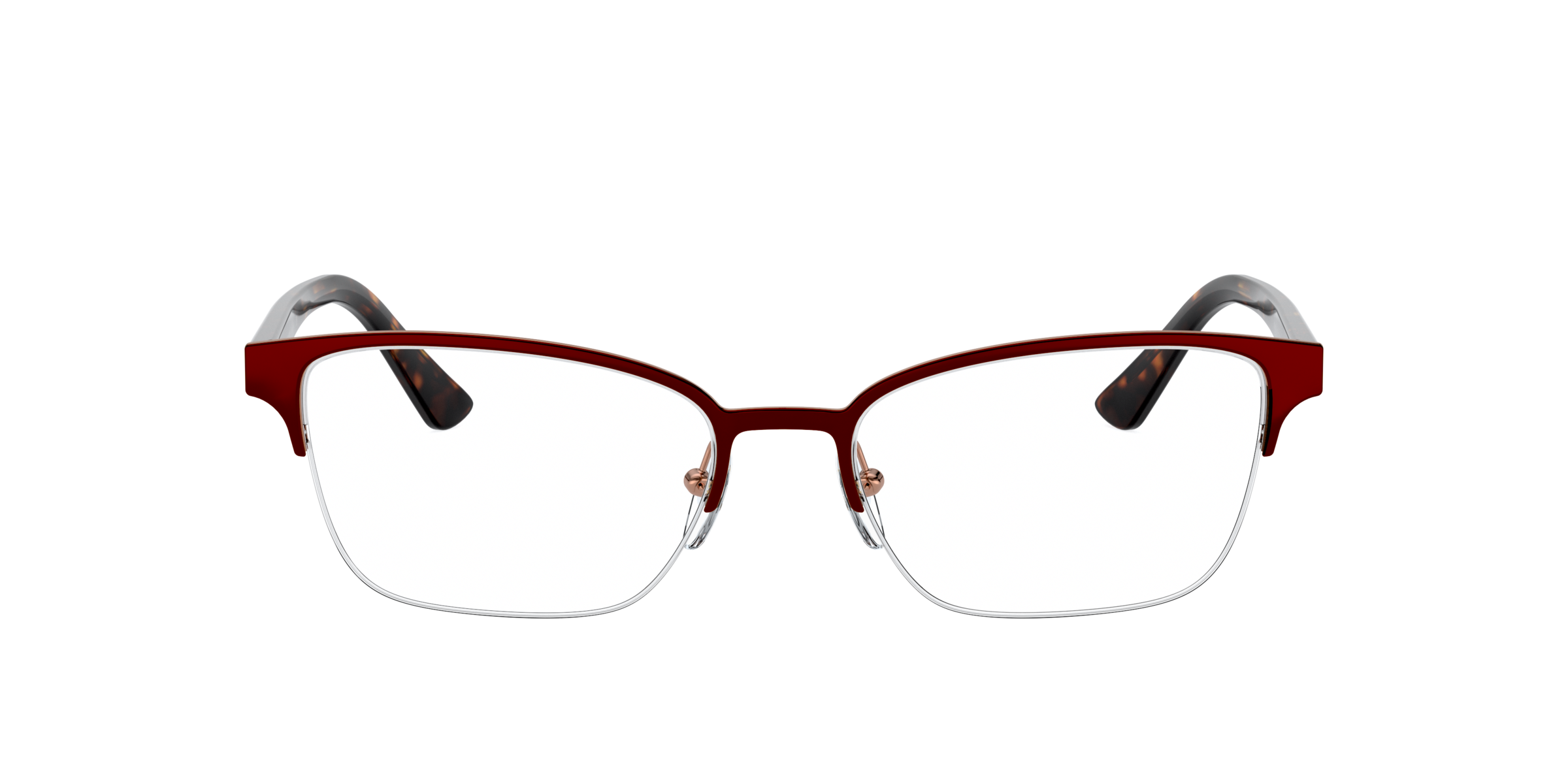 Prada PR 61XV Brown 3311O1 three-quarter view