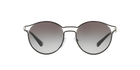 Prada PR 62SS Black/Silver 1AB0A7 three-quarter view