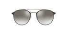 Prada PR 62TS Black/Gunmetal 1AB4S1 three-quarter view