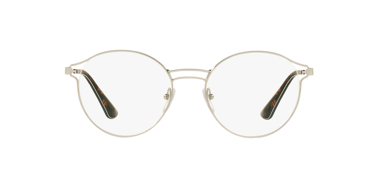 Prada PR 62TV Silver 1BC1O1 three-quarter view