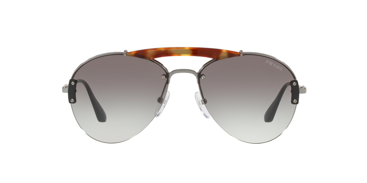 Prada PR 62US Light Havana/Gunmetal 2990A7 front view