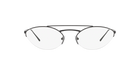Prada PR 62VV Black 1AB1O1 three-quarter view