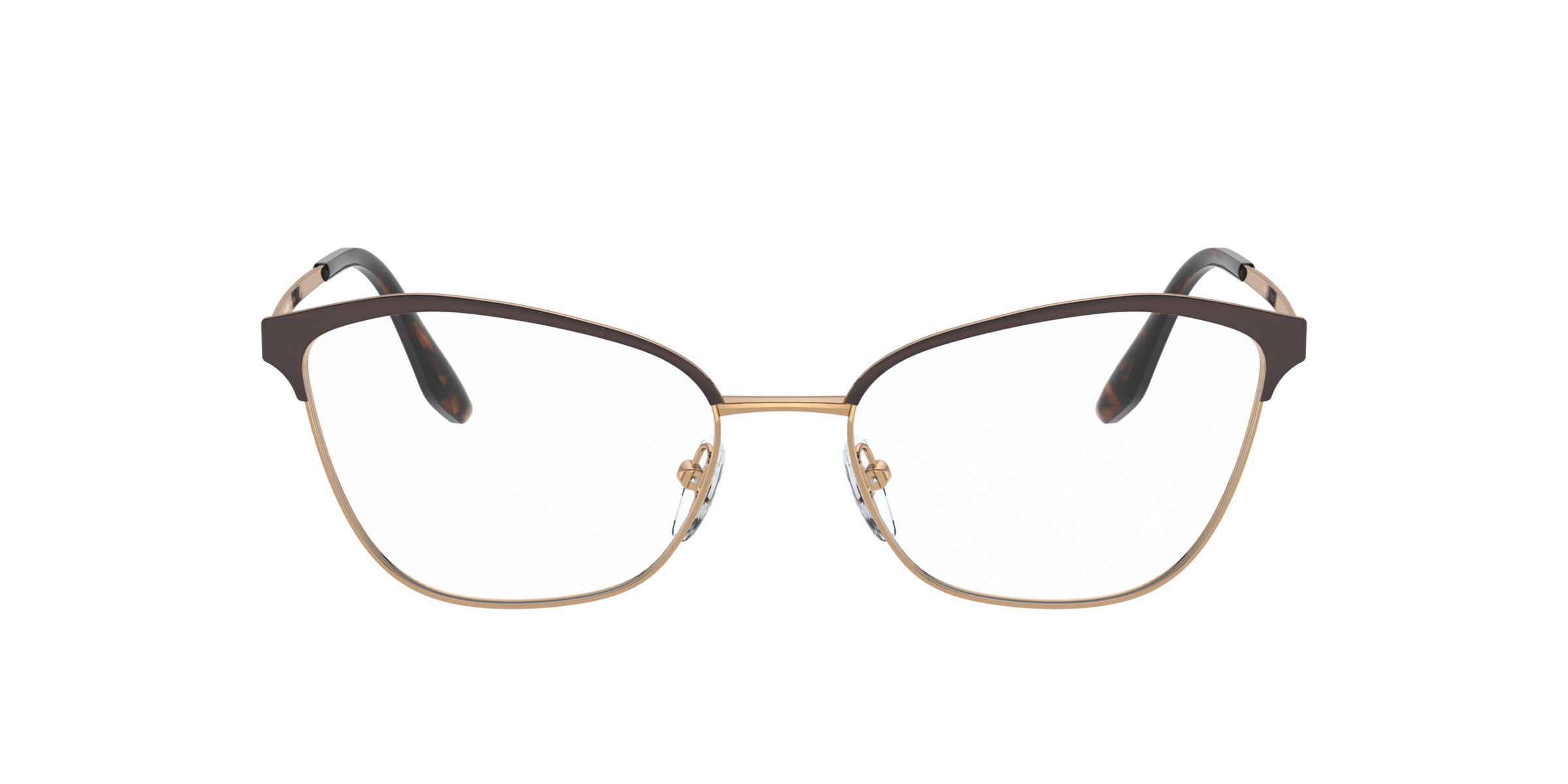 Prada PR 62XV Matte Red/Pink Gold 04E1O1 three-quarter view