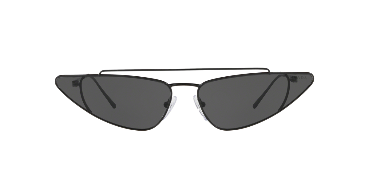 Prada PR 63US Black 1AB5S0 three-quarter view