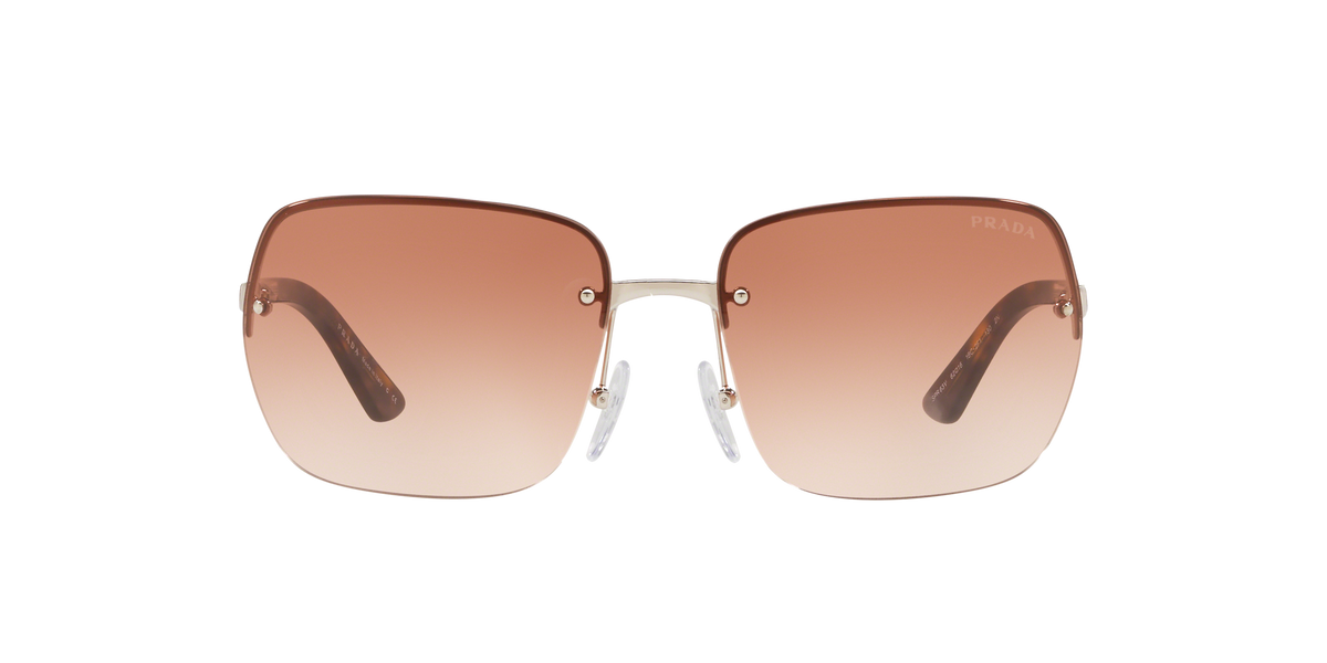 Prada PR 63VS Silver 1BC2F1 three-quarter view