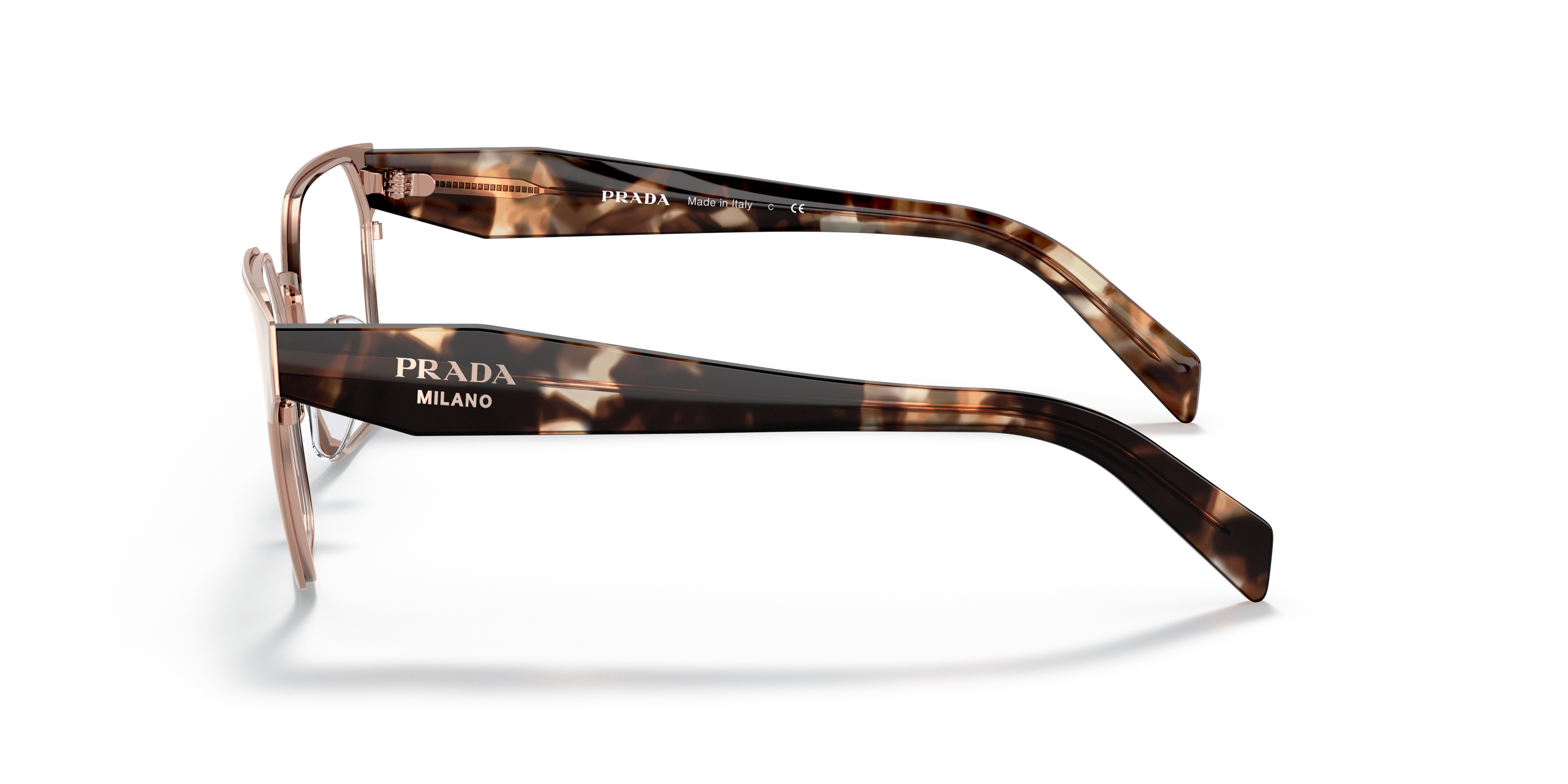Prada PR 63WV Powder/Pink Gold 05L1O1 side view